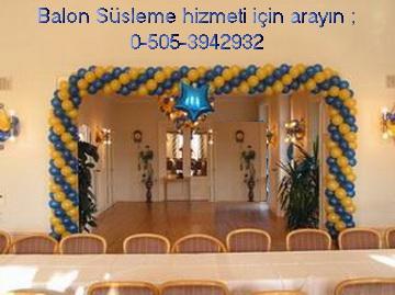 15 metre balon dekorasyon hizmeti zincir balon ss 