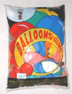 12 inc kaliteli 9 paket ( 900 adet ) renkli balon 