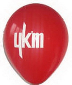 Tek yze tek renk logo , yaz  ve resim balon basks 1000 adet 